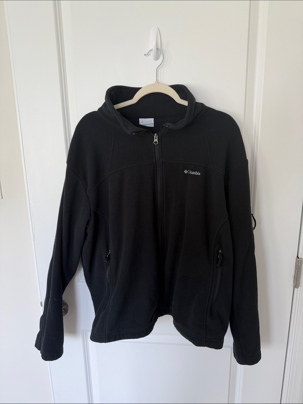 Columbia Black Full-Zip Fleece Jacket